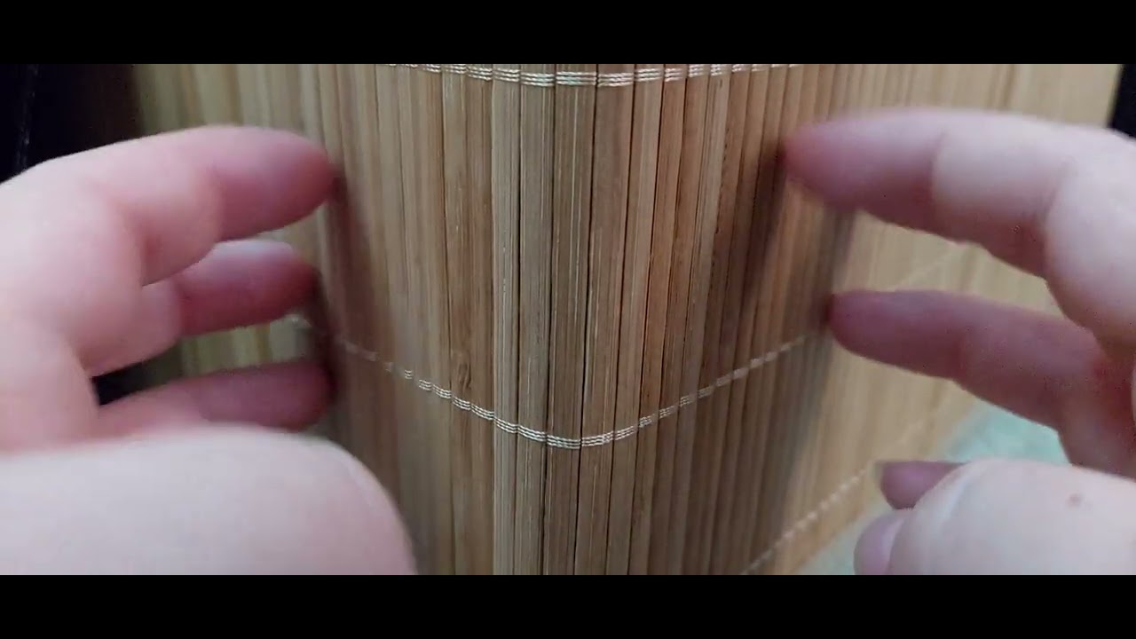Bamboo basket scratching ASMR | No talking