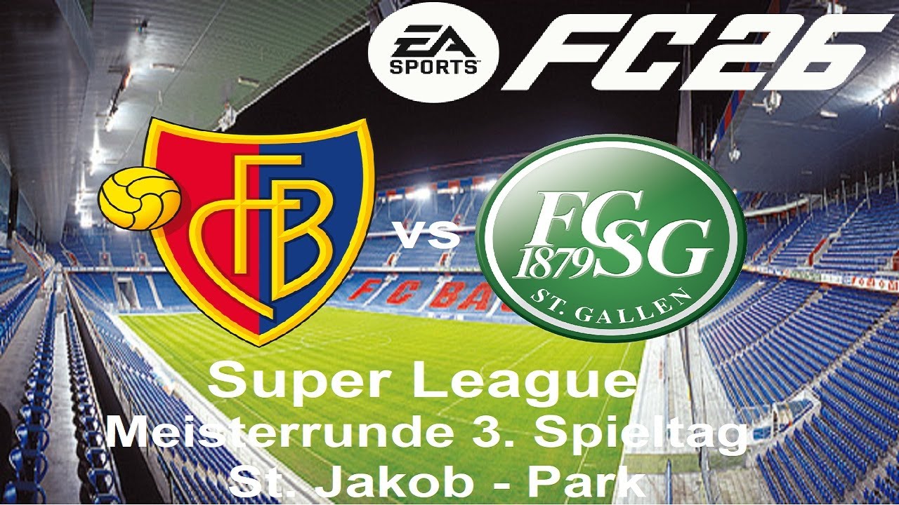 EA SPORTS FC26 S02E60 Super League Meisterrunde 3. Spieltag gegen St. Gallen