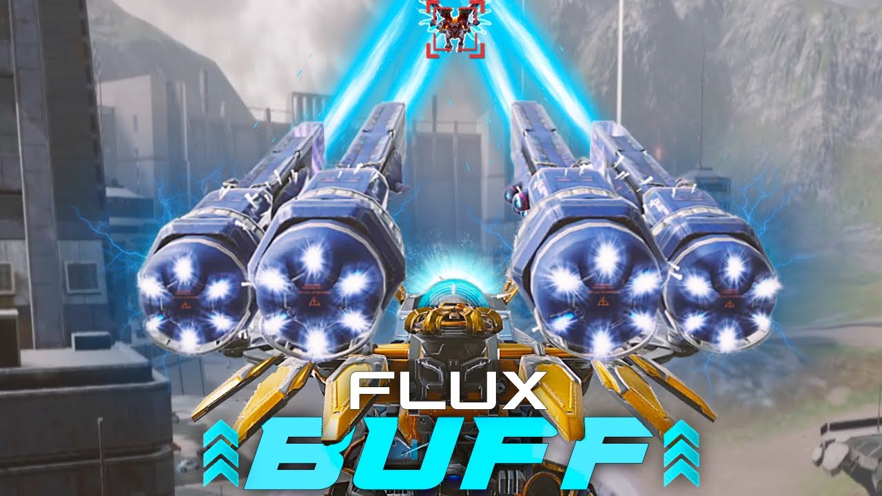 Flux Bagliore Gets Random BUFF! Instant 1100m Kills vs Meta Robots - ZAP Damage | War Robots