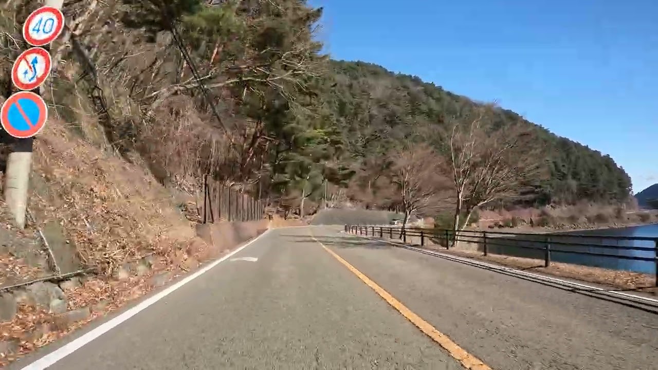 湖北ビューライン西湖をドライブ