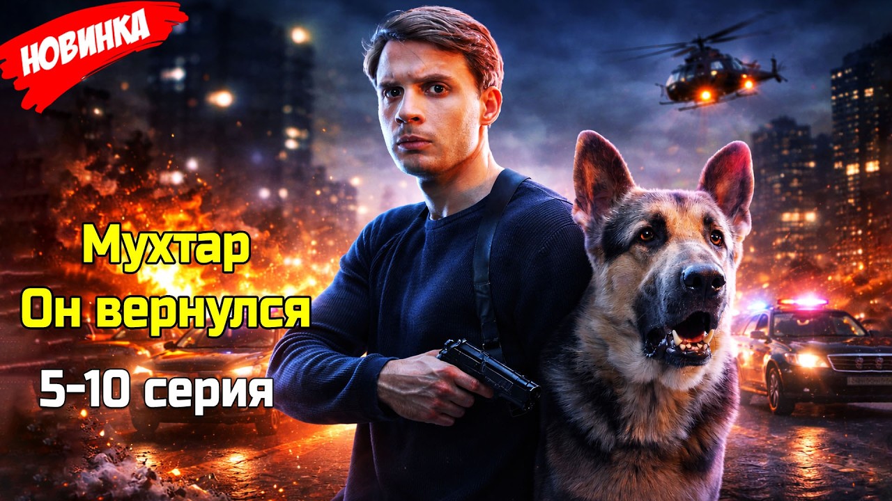 Мухтар. Он вернулся 5-10 серия (2026) НОВЫй РУССКИЙ БОЕВИК 2025 | ДЕТЕКТИВ 2026 ГОДА РУССКИЙ БОЕВИК