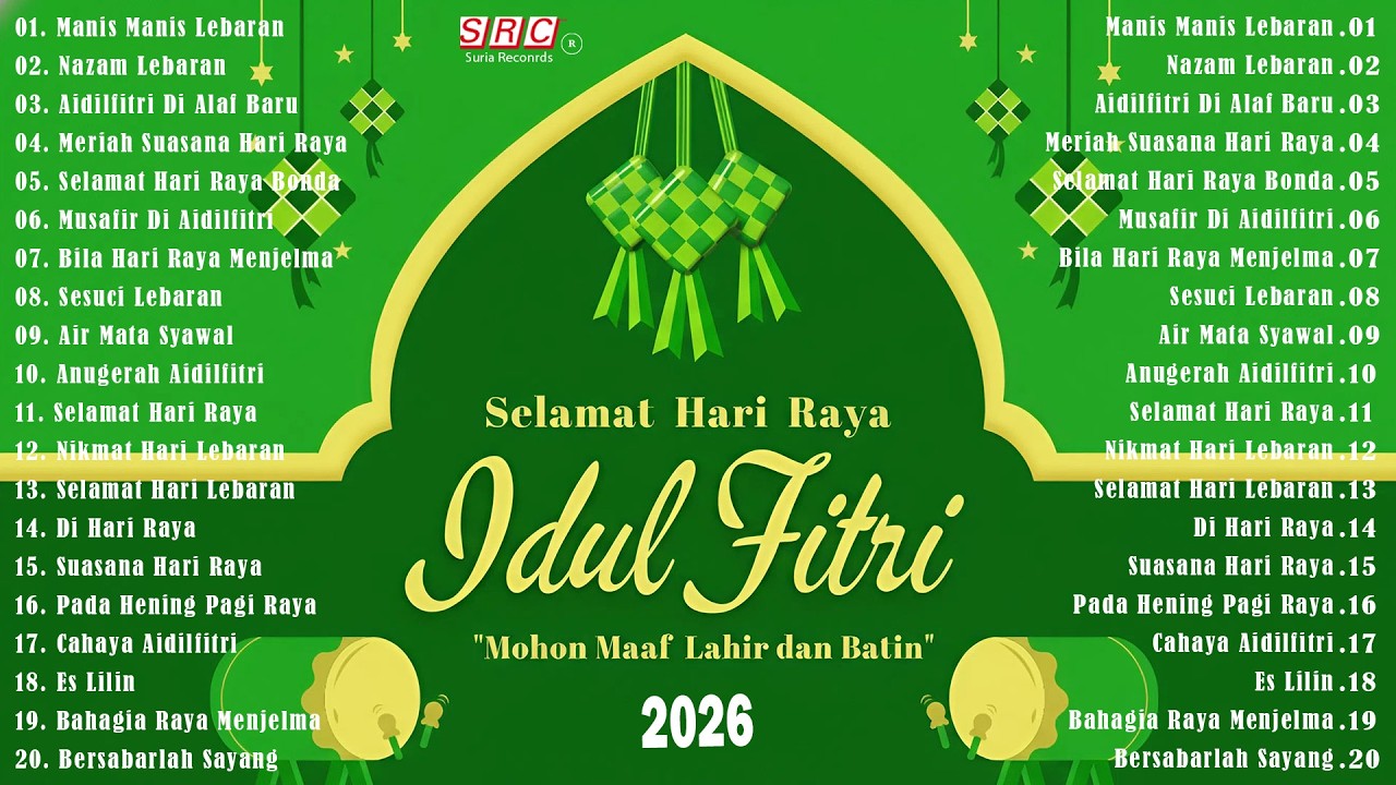 Lagu Raya Terbaik 2026 | Selamat Hari Raya Aidilfitri | 30 Lagu Raya Evergreen Sepanjang Zaman