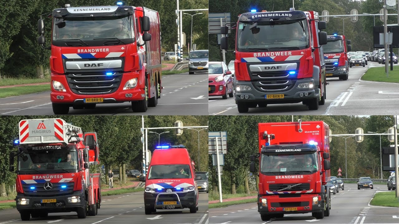 [Peloton brand] Vele brandweer eenheden naar een Zeer Grote Brand in IJmuiden aan de Tawlerkade