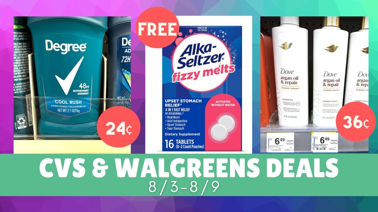 Top CVS & Walgreens Deals 8/3-8/9