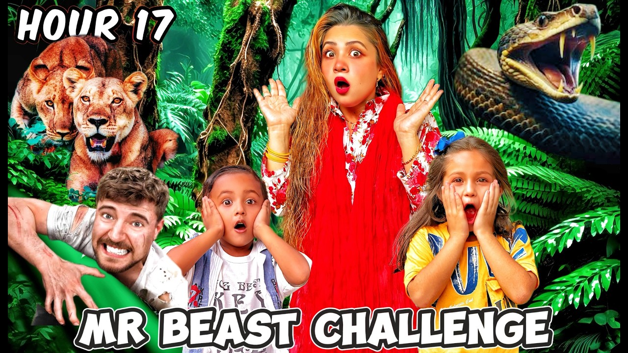 24 Hours Survival Challenge in The Jungle with Family | Pakistan Jungle Adventure