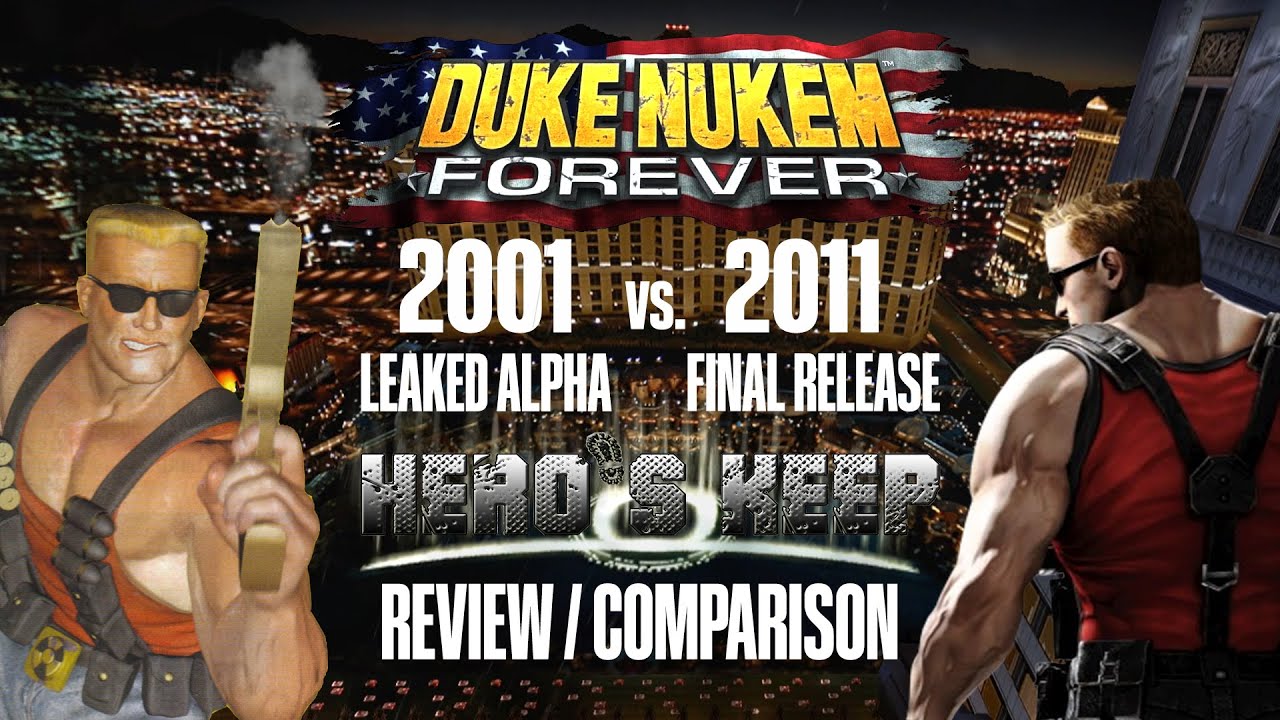 DUKE NUKEM FOREVER 2001 vs. 2011 | Review / Comparison