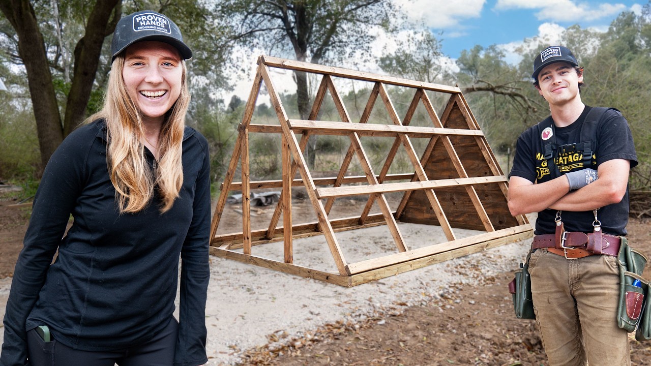 Building My Wife Her DREAM Chicken Coop | $500 Budget Build