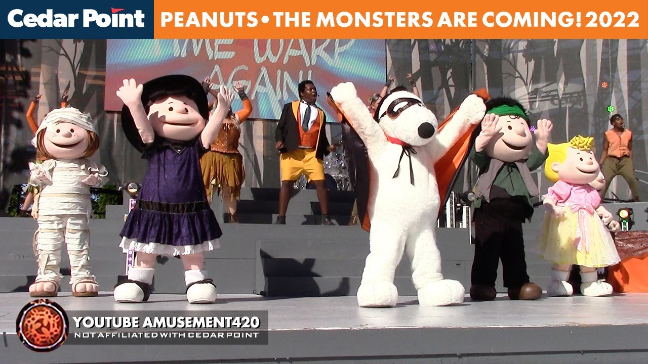 PEANUTS THE MONSTERS ARE COMING, CHARLIE BROWN! Cedar Point HalloWeekends 2022 | amusement420
