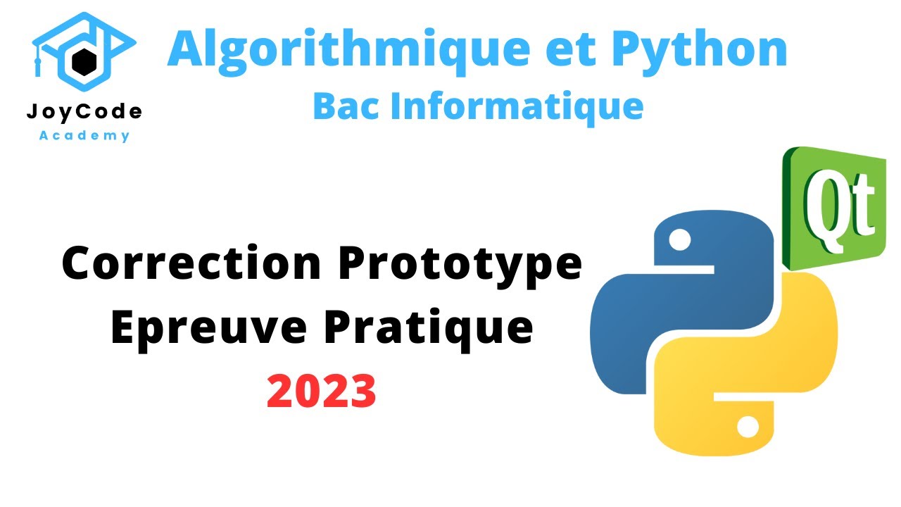 Bac Informatique | Interface Graphique Correction Prototype Epreuve Pratique 2023