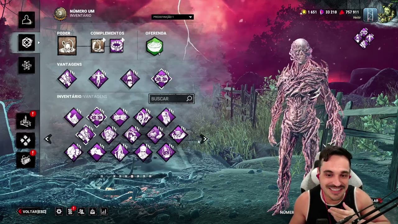 Heitir jogando Dead by Daylight 