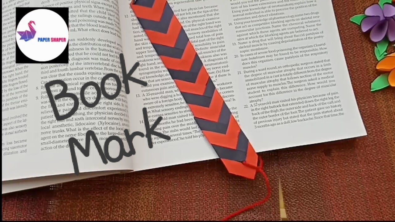 How to make bookmark | unique bookmark |origami bookmarks | paper shaper