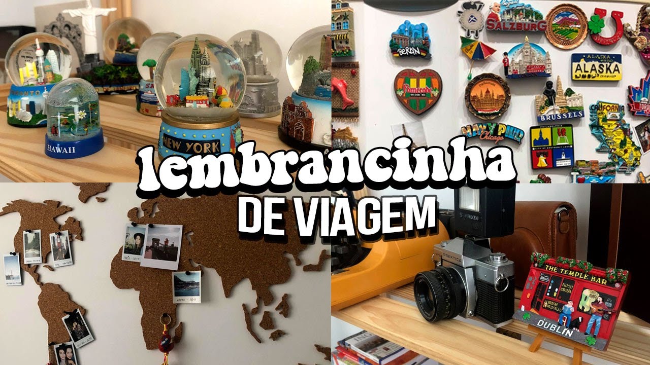 TOUR PELOS MEUS SOUVENIRS DE VIAGEM | Mi Alves