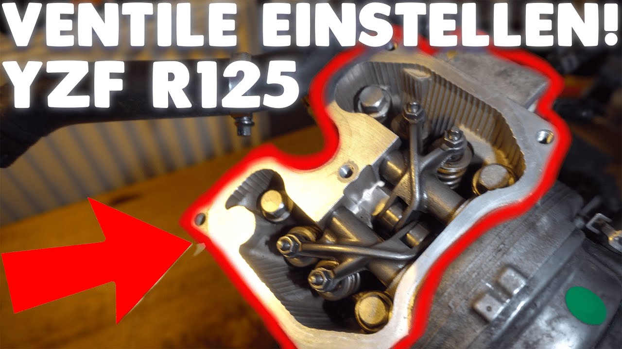 Ventile einstellen an der YZF R125! (YZF R125 RE06)