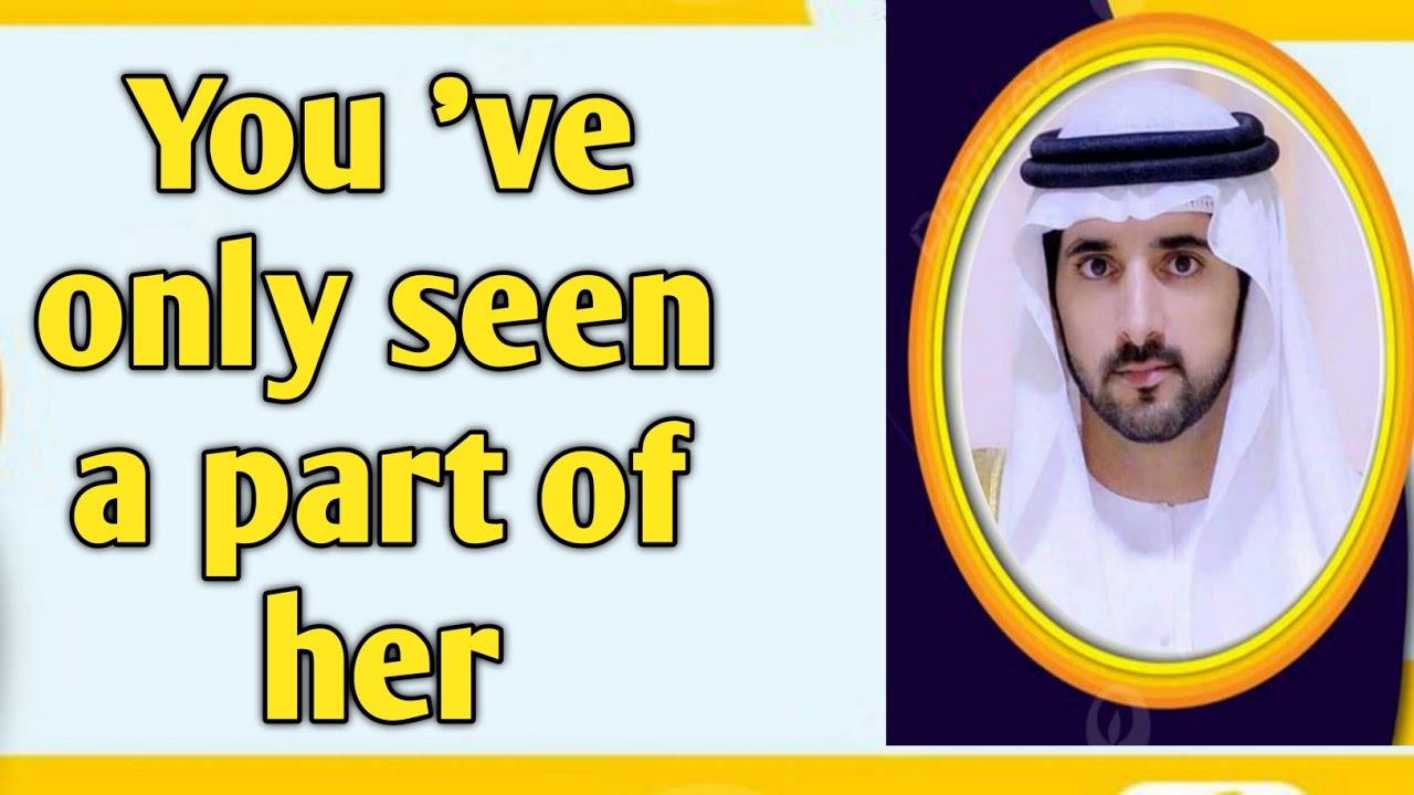 You 've only seen a part of her|fazza sheikh hamdan|fazza King of Dubai|fazza poms|