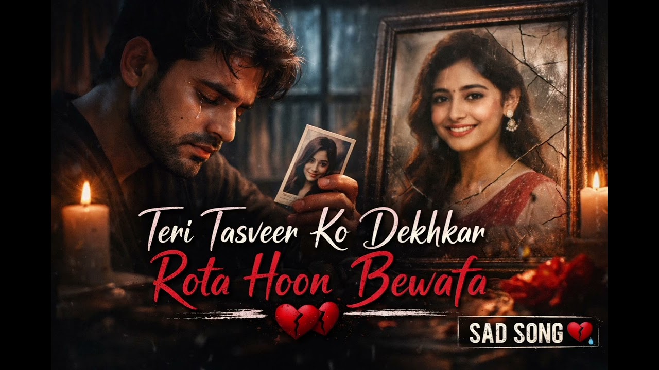 Teri Tasveer Ko Dekhkar Rota Hoon Bewafa | Heart Touching Sad Song 💔😭