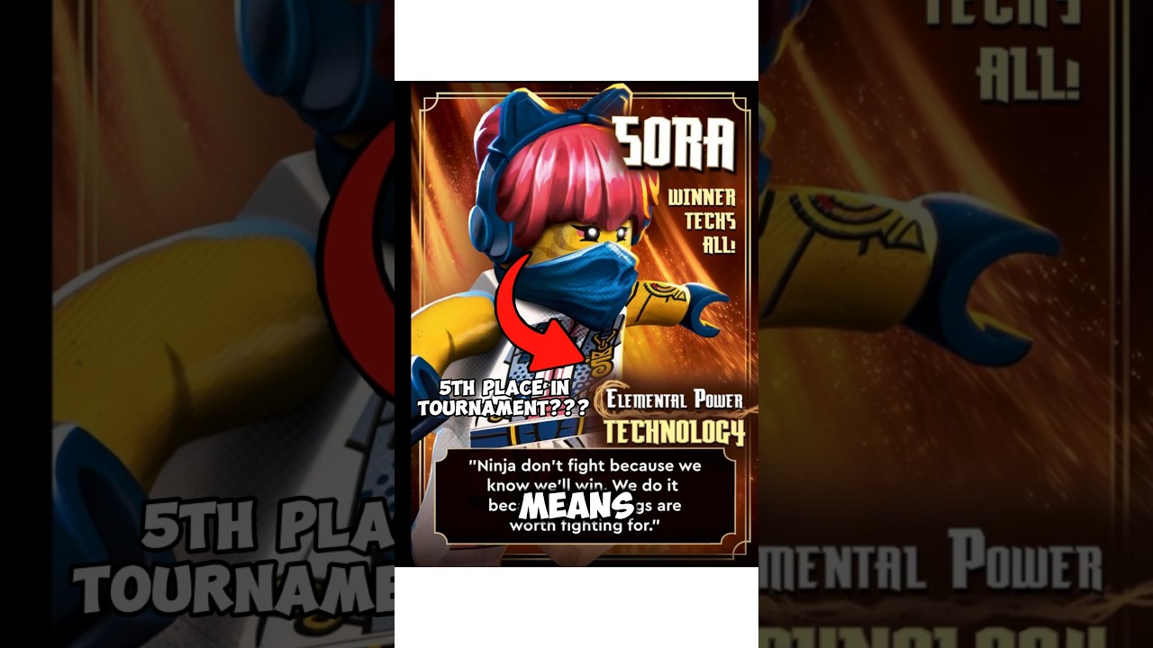 LEGO Ninjago 2024 Tournament Sora Secret|#lego #ninjago #legoninjago #ninjagosora #theory #shorts
