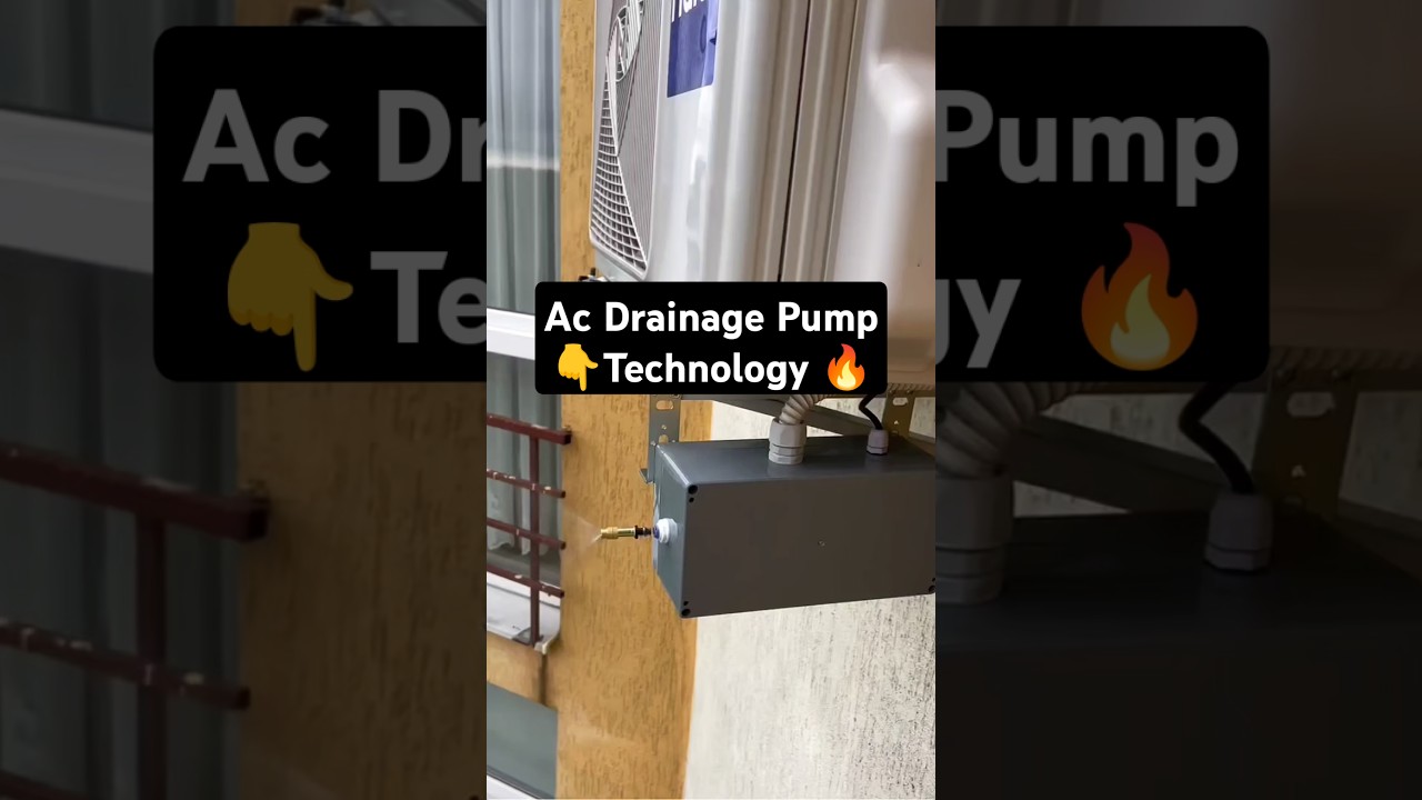 Ac Drainage Pump Technology #short #ytshorts #drainage #waterpump #waterdrainage #technicaltanveerji