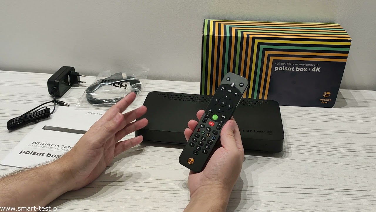 Dekoder Polsat Box 4K - recenzja dekodera cz.1