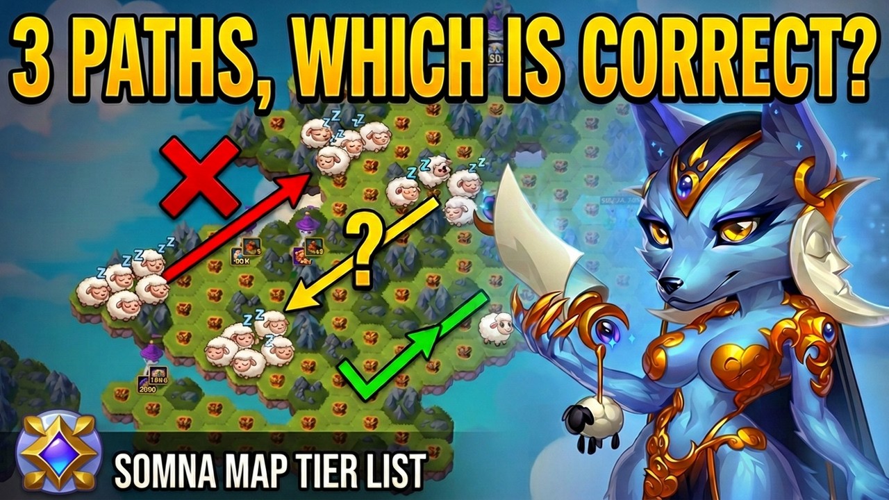 Hero Wars Somna Map Path Tier List | Don't Get Lost!