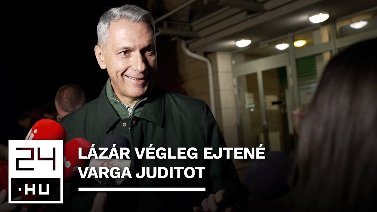 L&aacute;z&aacute;r J&aacute;nos: Varga Judit miniszterk&eacute;nt &ouml;sszekeverte a kegyelmi k&eacute;rv&eacute;ny pap&iacute;rjait | 24.hu