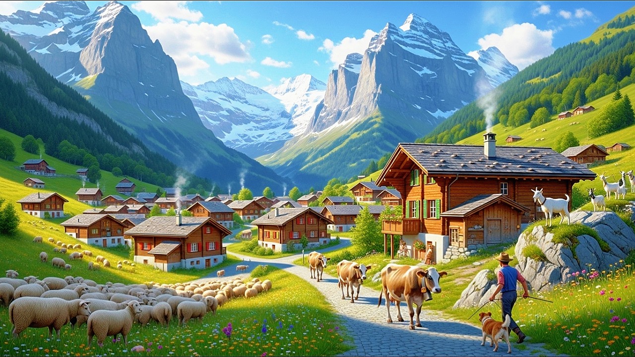 1 Week in Schwyz, Switzerland Visiting Peaceful Villages to See How People Live Here