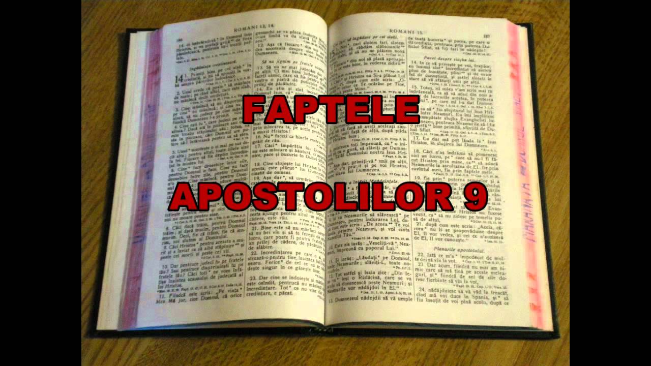 FAPTELE APOSTOLILOR CAPITOLUL 9