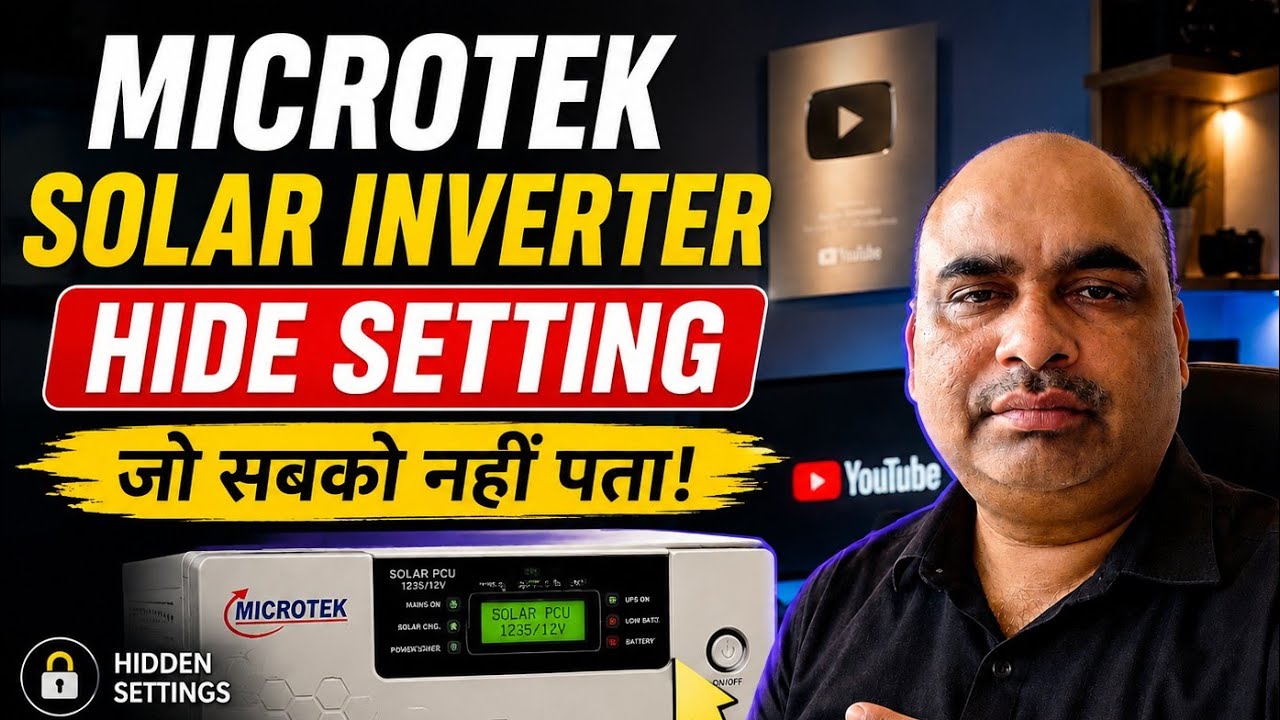 Microtek solar inverter solar system satting 