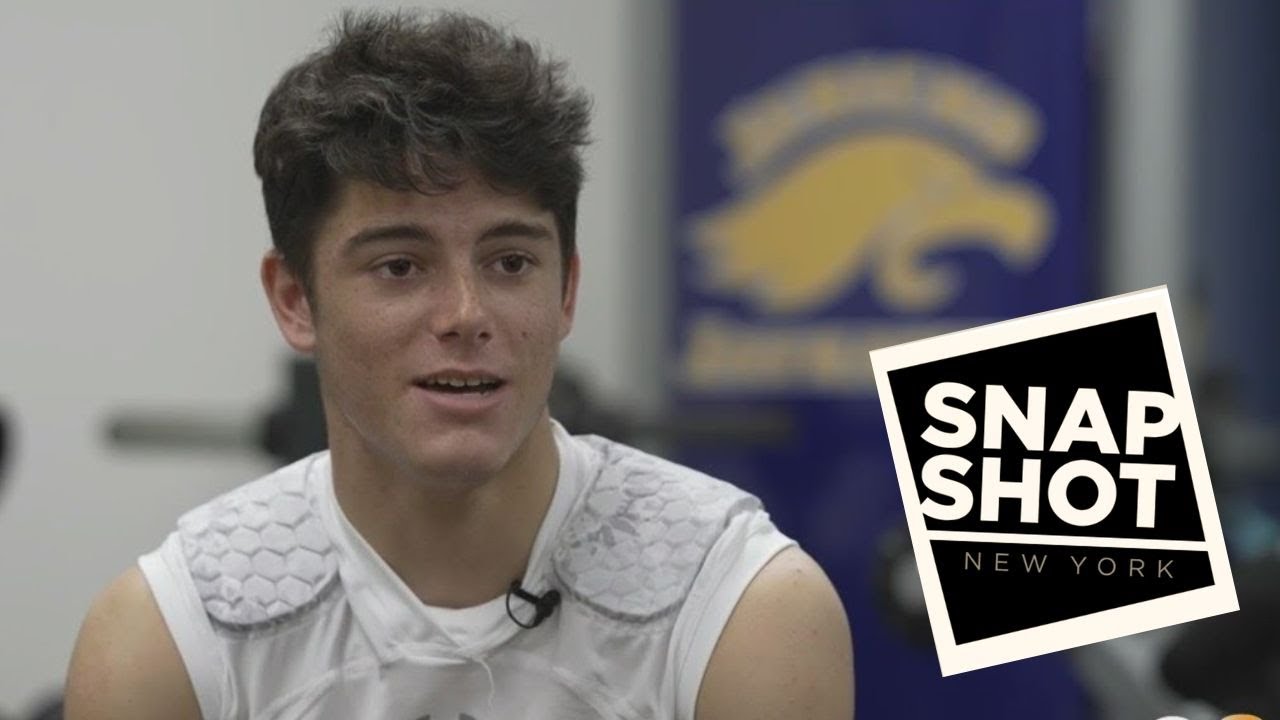 Jericho's Brandt Morgan beating cancer on his road to QB-1
