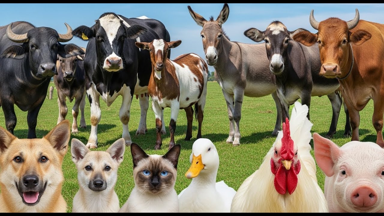 Sonidos de Granja: Vaca, Cabra, Oveja, Cerdo, Pollo – Video para Niños