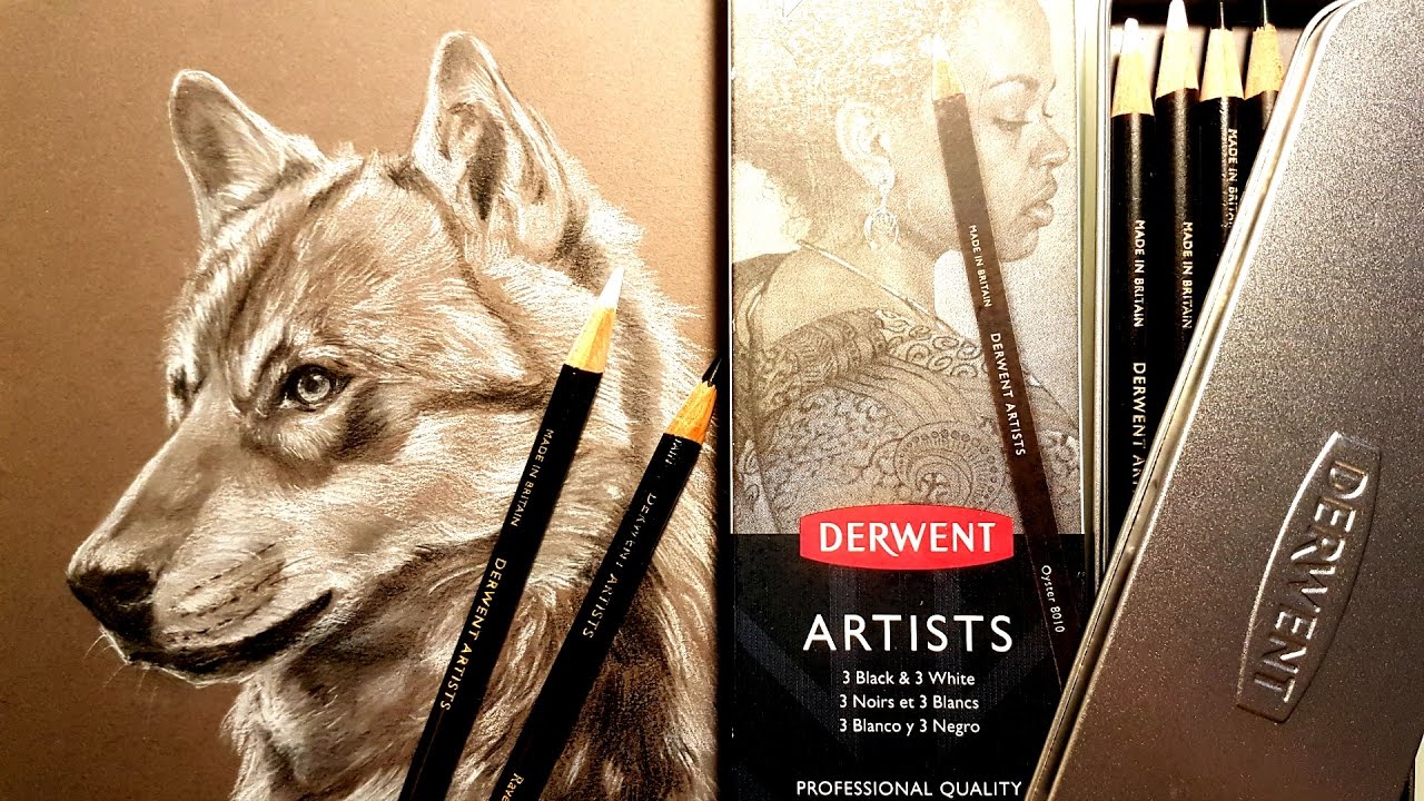 Обзор и демонстрация Derwent Artists Black & White