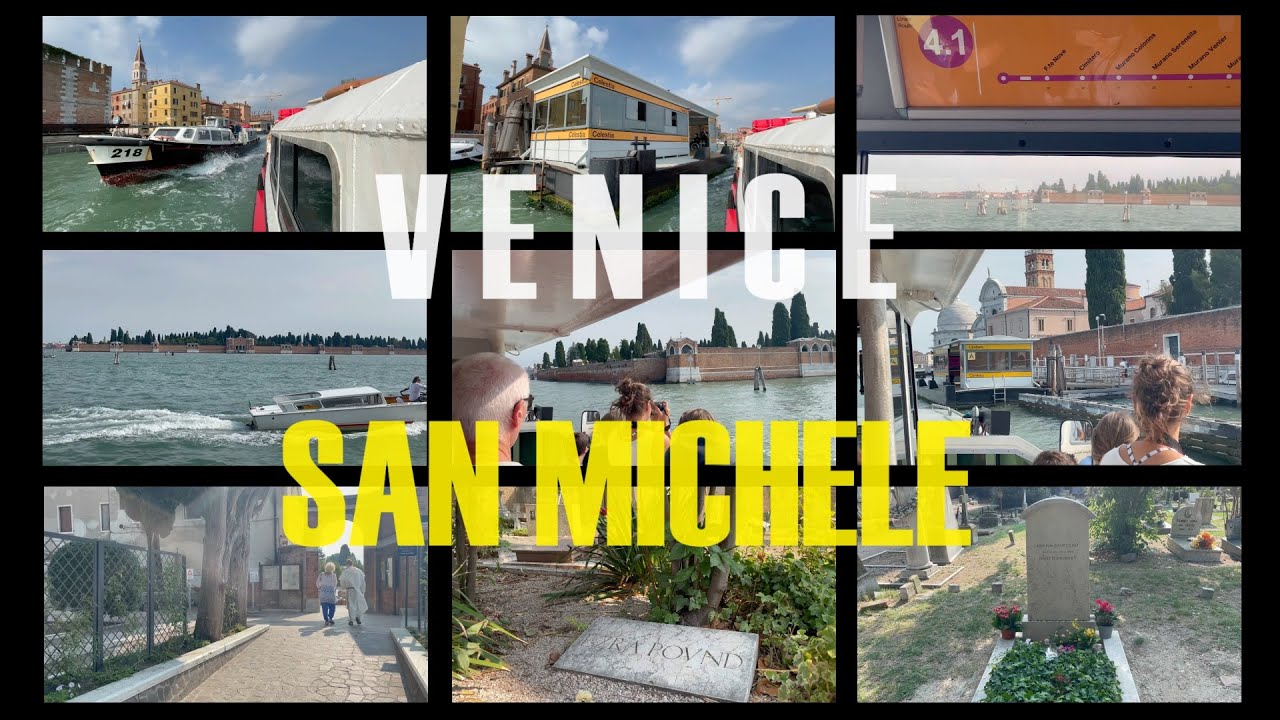 Venice, from Lido to San Michele Cemetery - Pound, Brodsky, Diaghilev