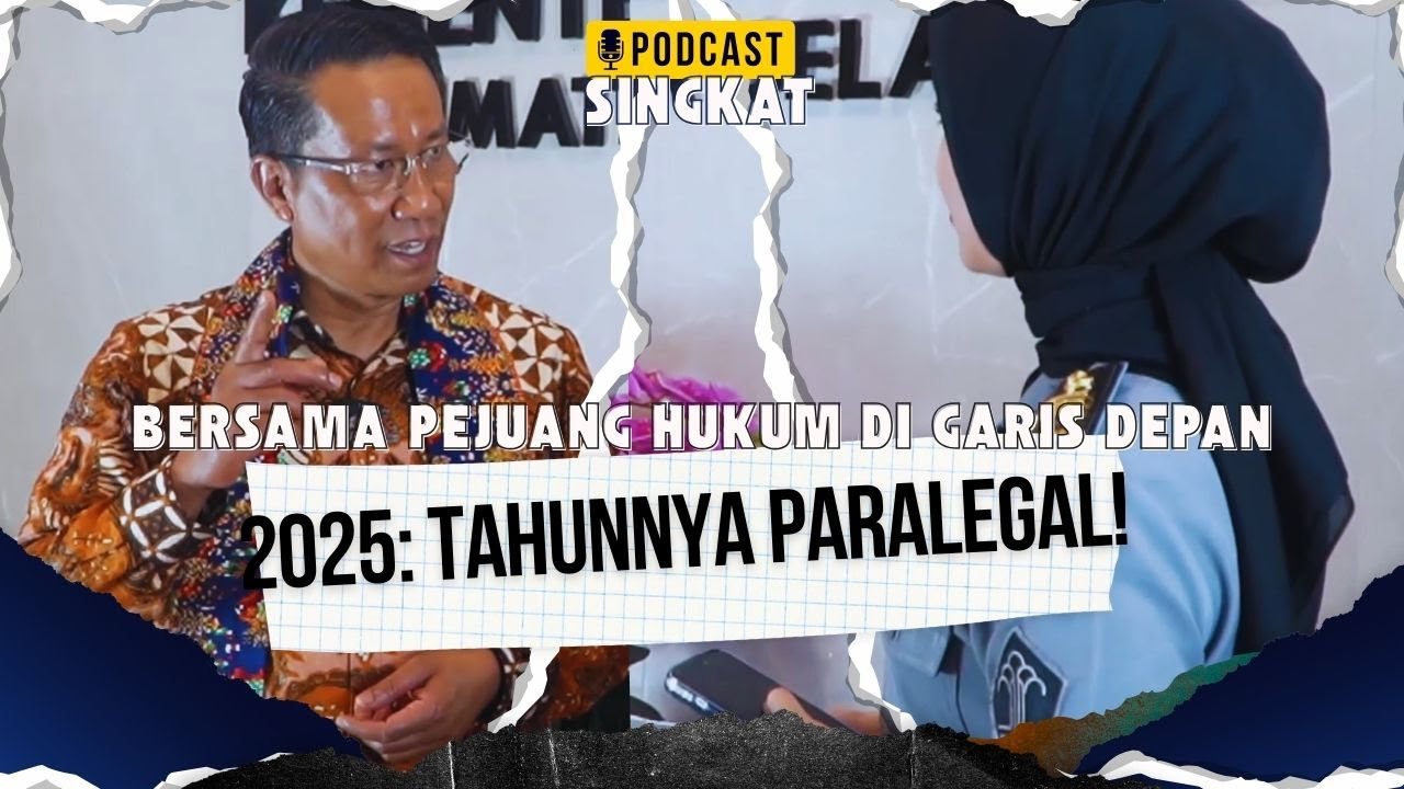 Paralegal di Sumsel Dapat Insentif? Ini Penjelasan Menteri Hukum RI