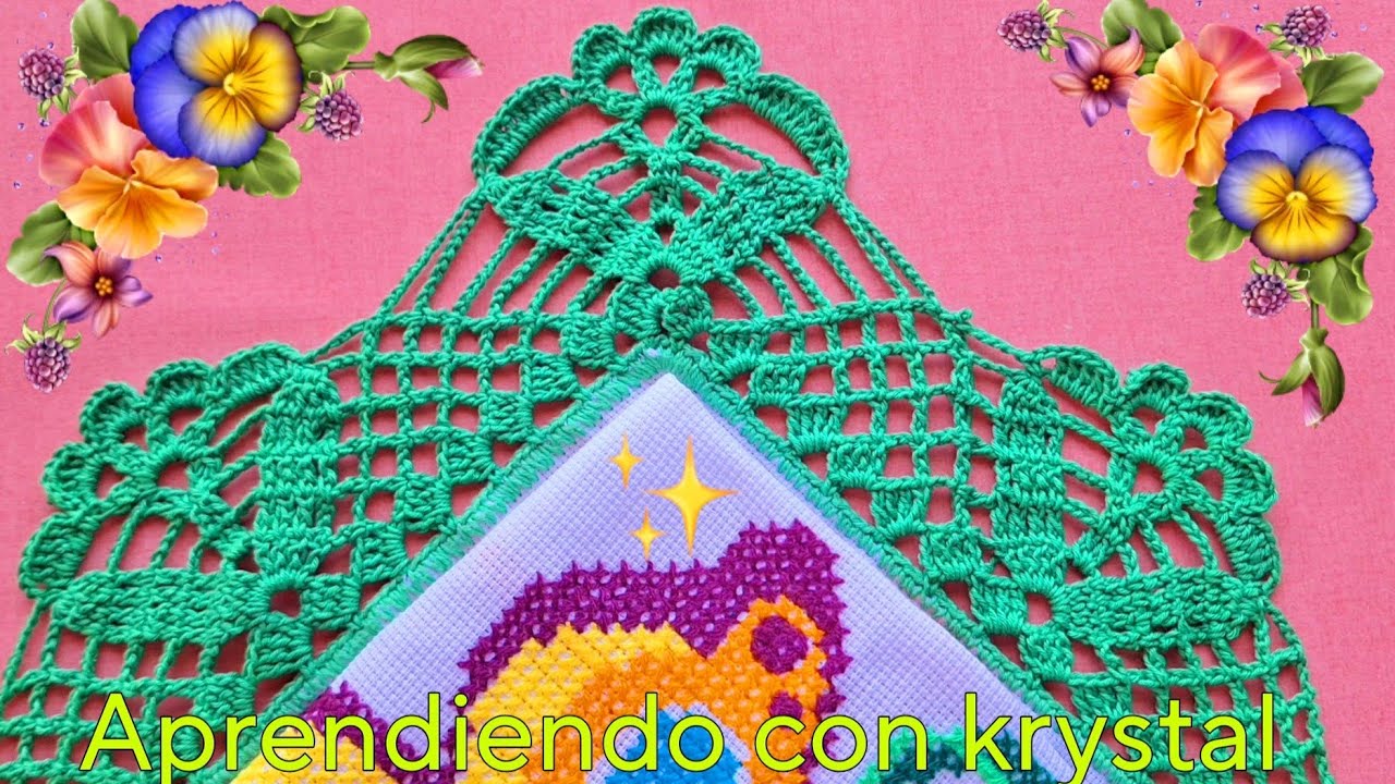 Puntilla 356 una flor de una vuelta