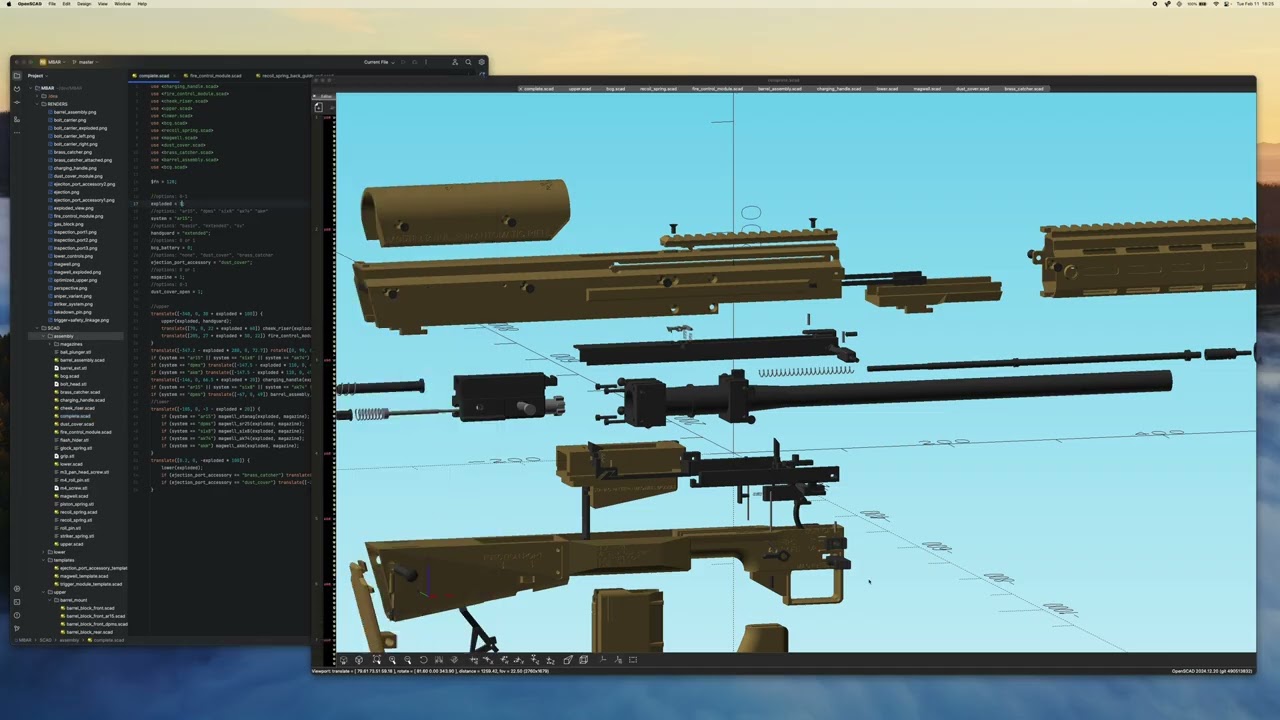 Modular Bullpup Automatic Rifle (MBAR) Engineering Overview