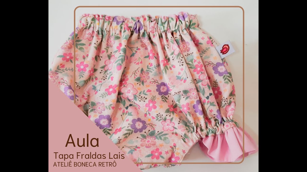 Tapa Fraldas Lais com Babado