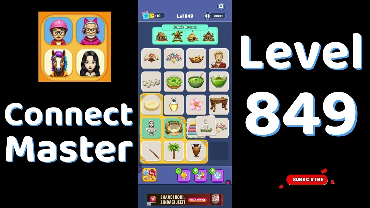 Connect Master Level 849 Walkthrough 🧩 | Match Puzzle | Puzzle Solutions & Tips | Go Answer