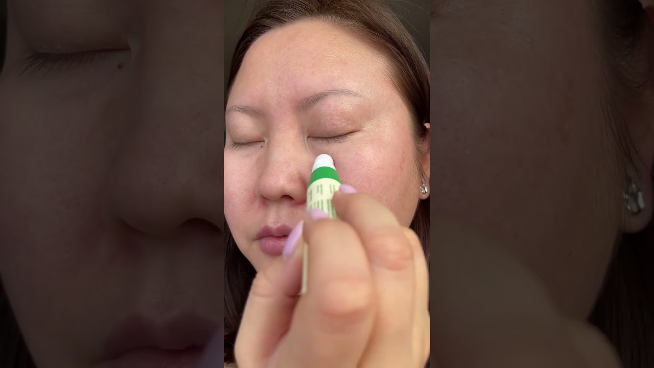 От отеков вокруг глаз AXIS-Y Vegan Collagen Eye Serum с металлическим шариковым аппликатором #axisy