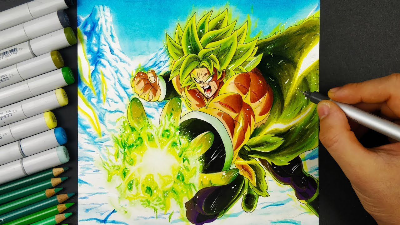 Drawing BROLY | NEW DBS MOVIE
