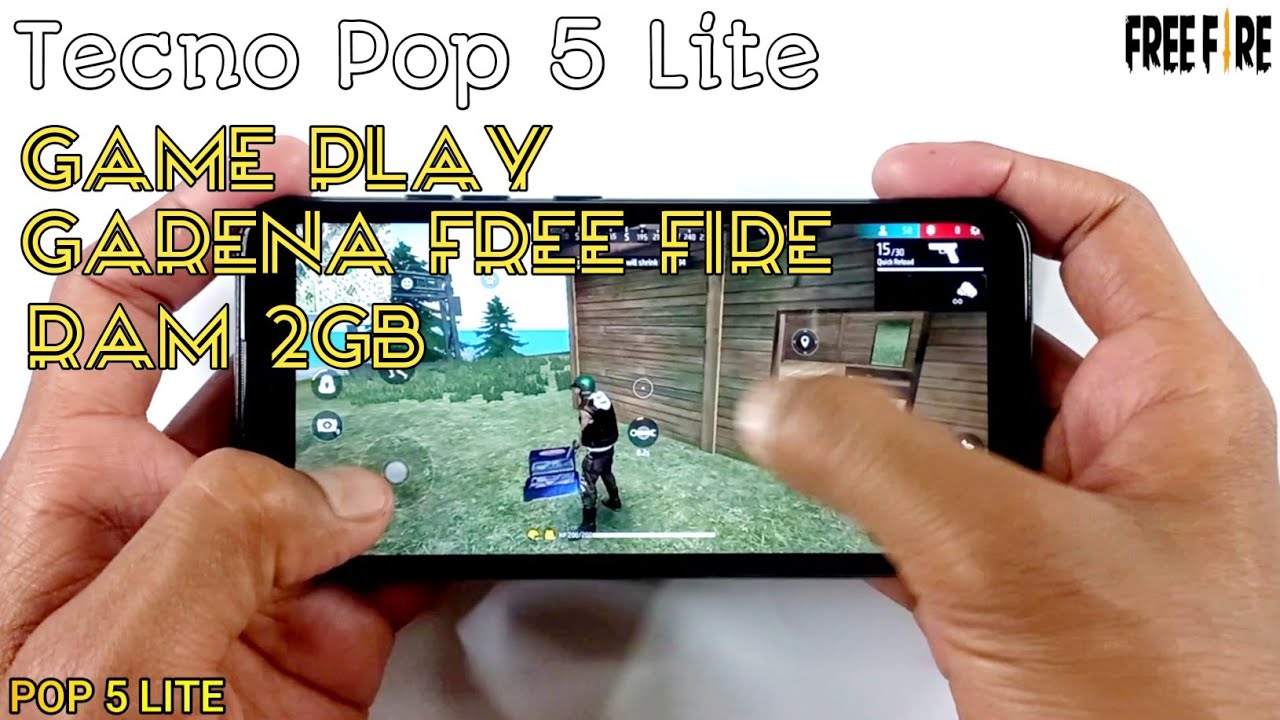 Tecno Pop 5 Lite Game Play | Garena Free Fire, Graphics Test, Ram 2Gb