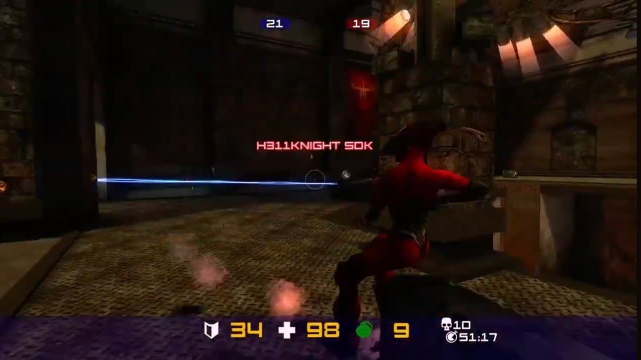 Quake Arena Arcade - Online Multiplayer - Team Deathmatch