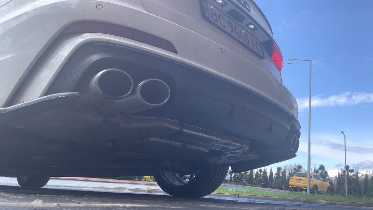 A6C8 55TFSI +S6 sport exhaust