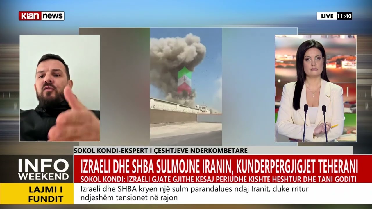 Klan News - SHBA-të dhe Izraeli sulmojnë Iranin, dhjetëra viktima