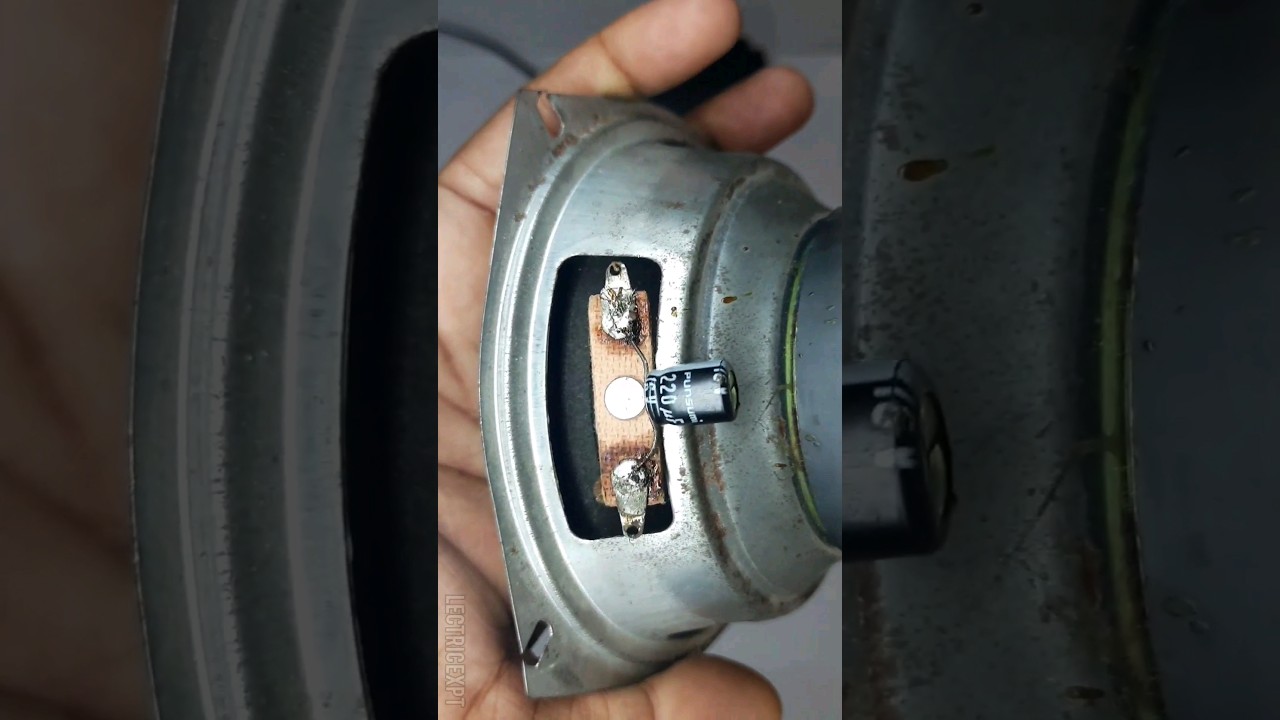 [ HOW TO INCREASE BASS WITH ONE CAPACITOR ] - LECTRIC EXPT #shorts #lectricexpt #viral #trending