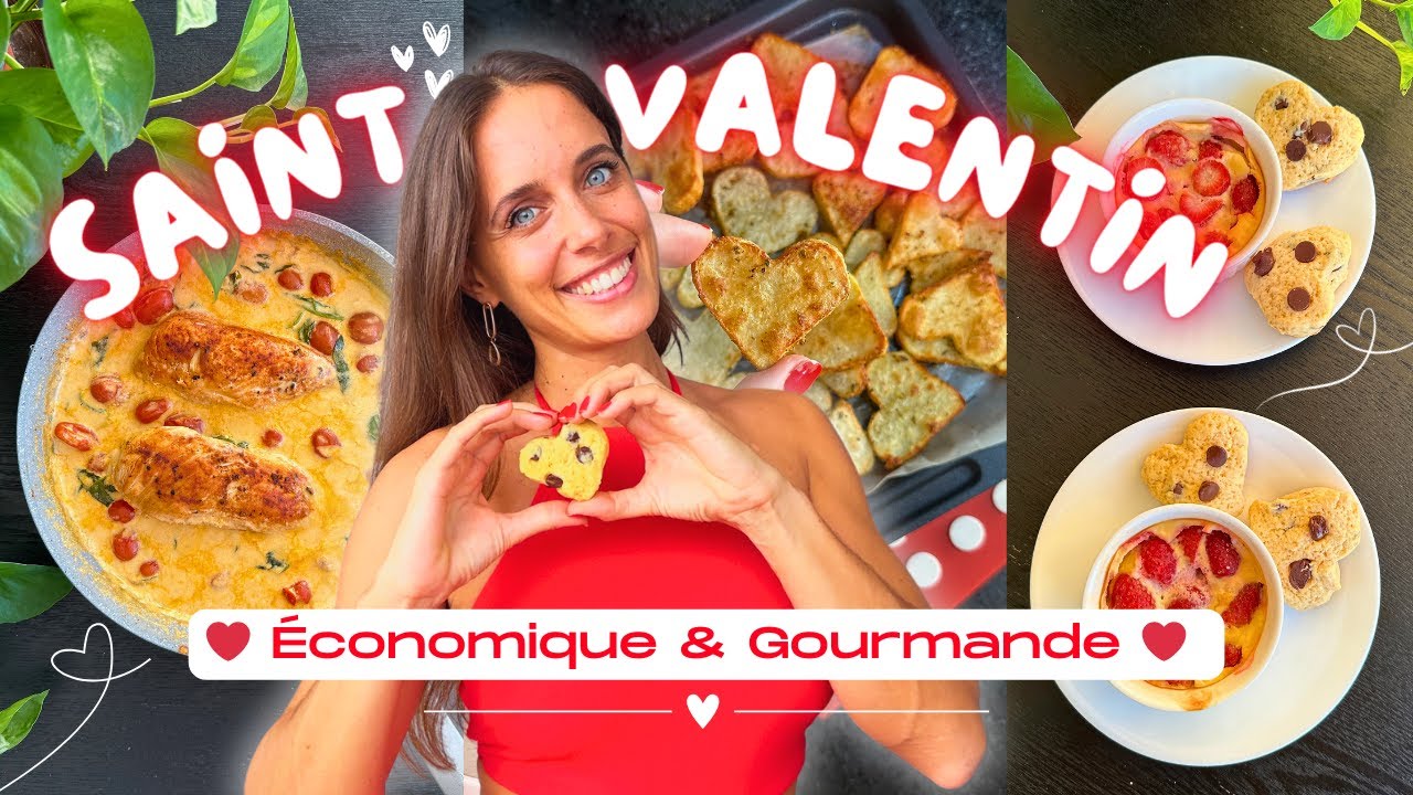 Dîner SAINT VALENTIN ❤️ Menu complet FACILE & RAPIDE