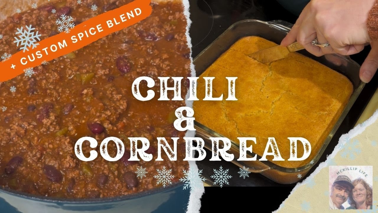 Cornbread, Chili and a Homemade Spice Blend : Cozy Winter Cook with Me