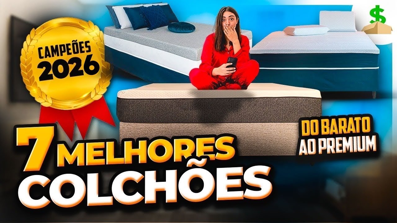 Qual é o MELHOR COLCHÃO 2026? Guia Completo Melhores Colchões: Macio ou Firme / Espuma ou Molas 🛏