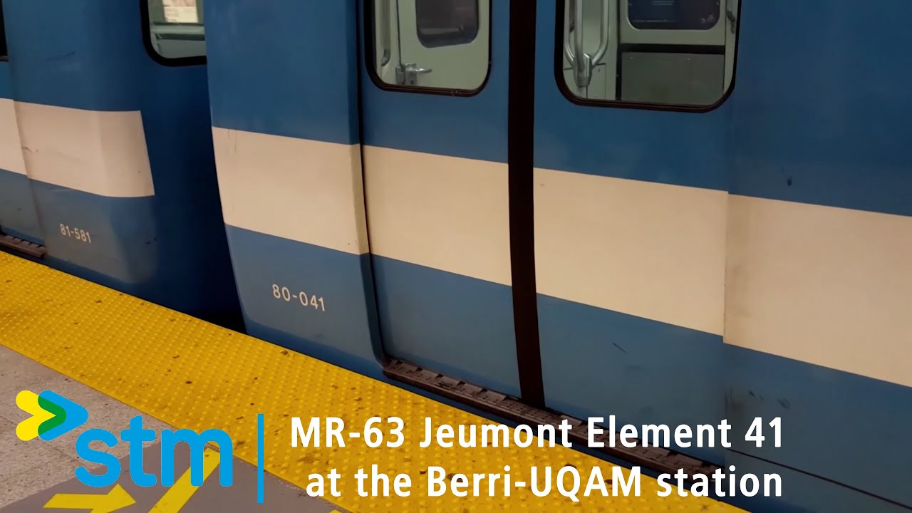 MR-63 Jeumont Element 41 at Berri-UQAM station