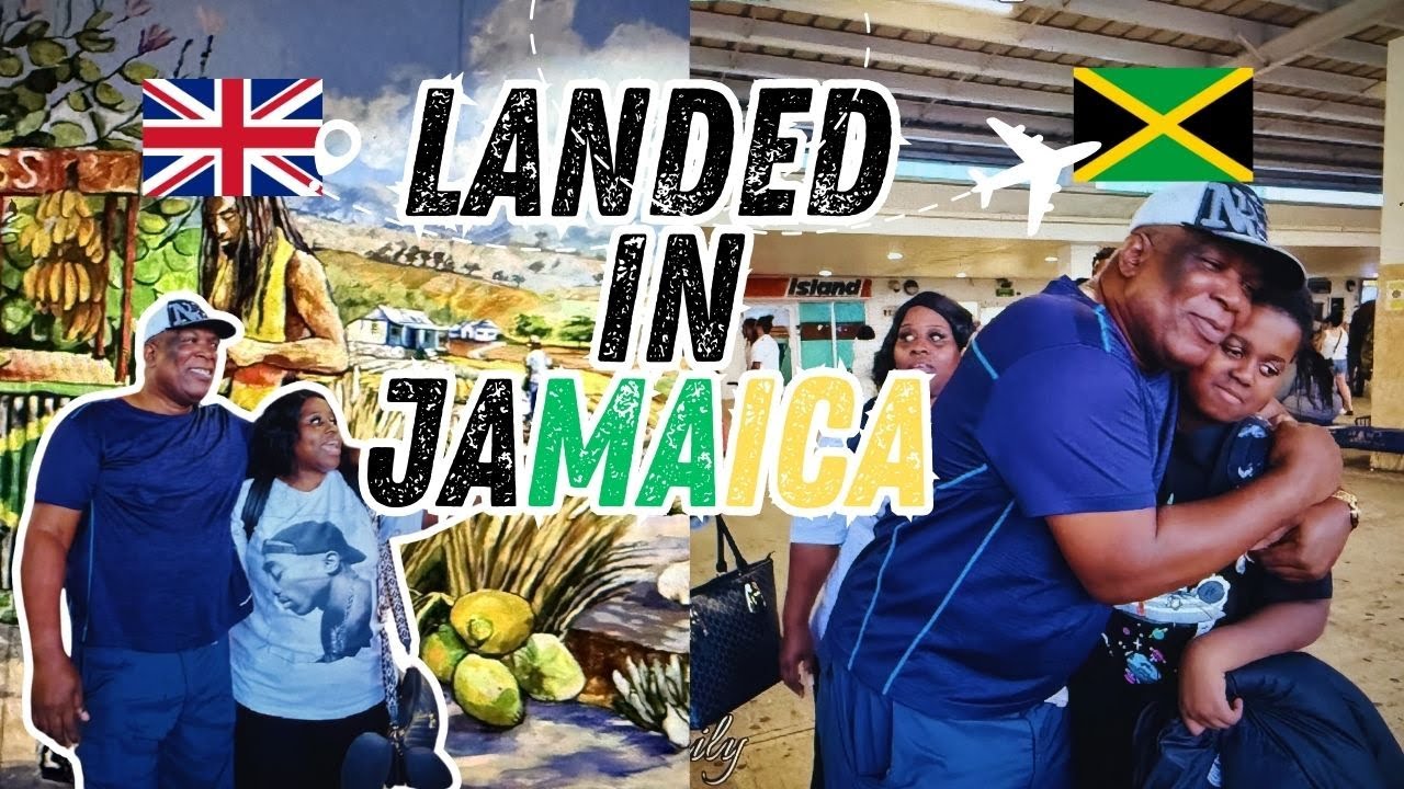 TRAVEL WITH US TO 🇯🇲 JAMAICA!! AIRPORT VLOG!!