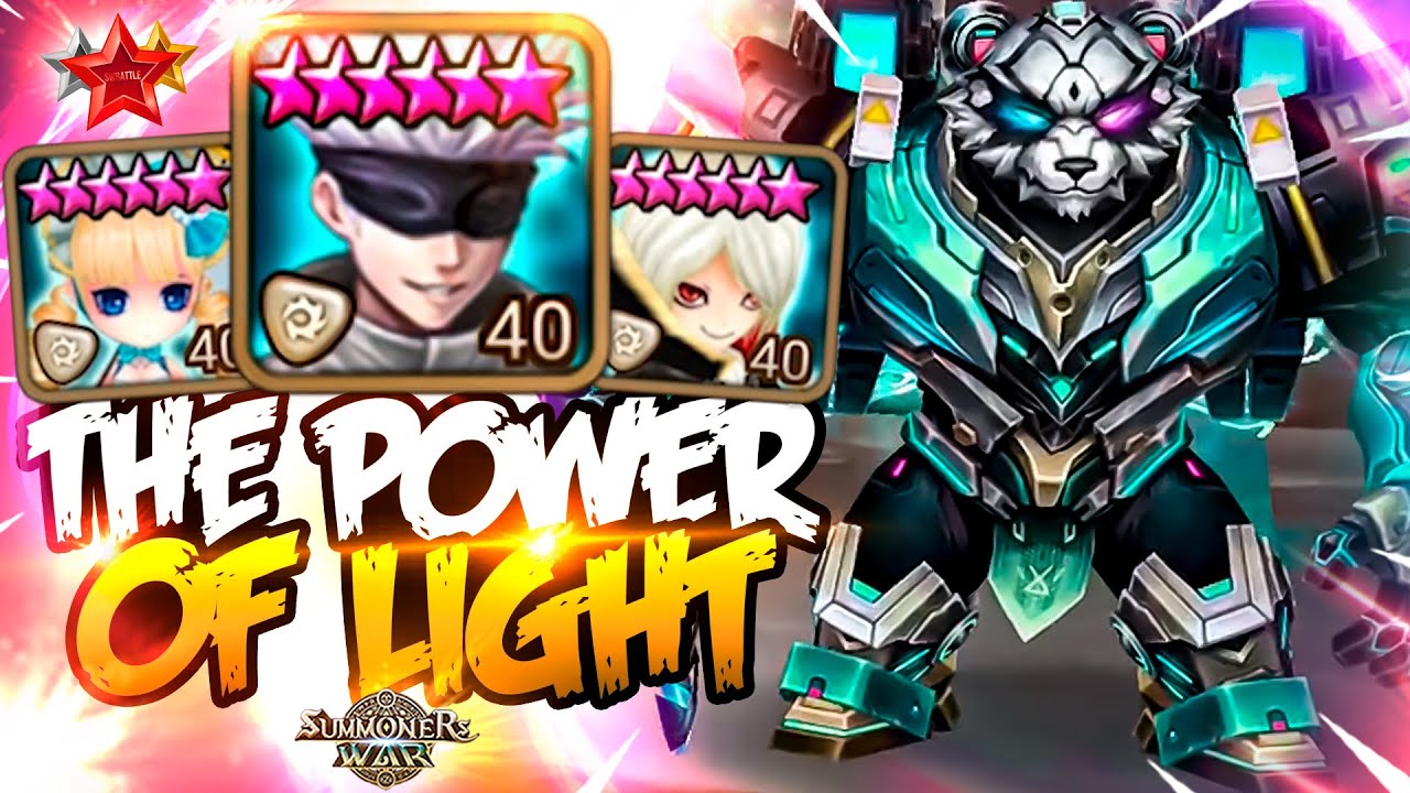 He Destroys GUARDIAN Players with LIGHT MONSTERS ONLY - Summoners War