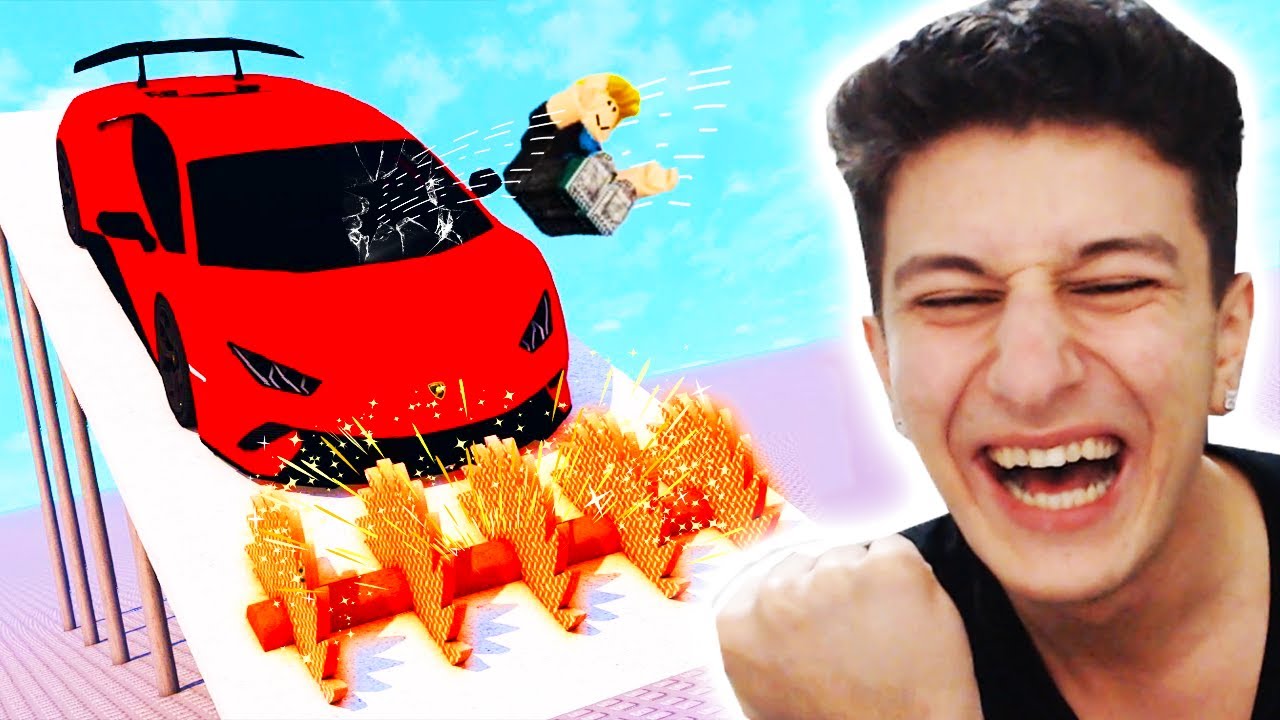 ARABA İLE ÇARPIŞMA TESTİ YAPTIM 😂
